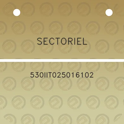 sectoriel-530iit025016102