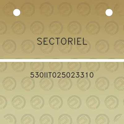 sectoriel-530iit025023310