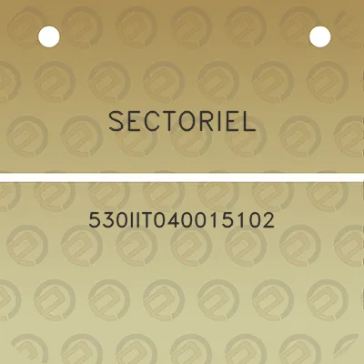 sectoriel-530iit040015102