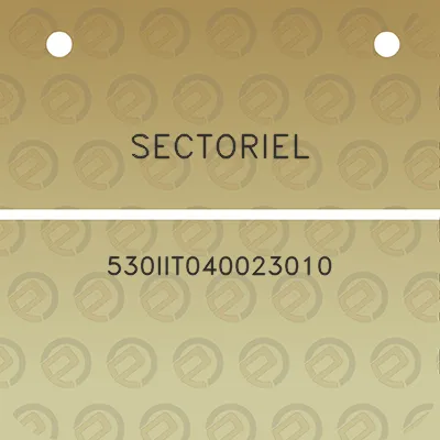 sectoriel-530iit040023010