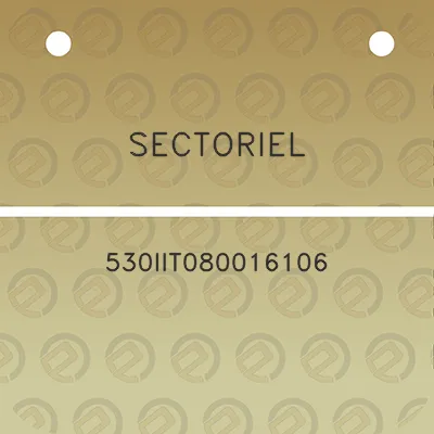 sectoriel-530iit080016106