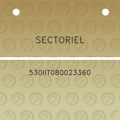 sectoriel-530iit080023360