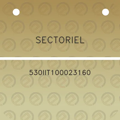 sectoriel-530iit100023160