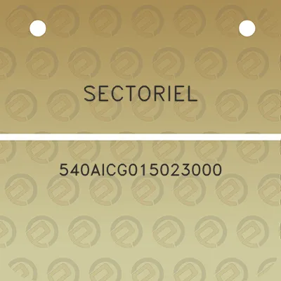 sectoriel-540aicg015023000