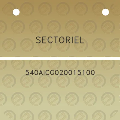 sectoriel-540aicg020015100