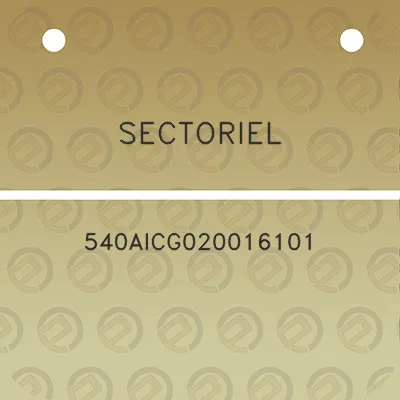 sectoriel-540aicg020016101