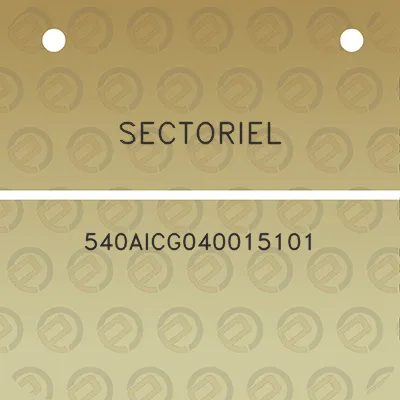 sectoriel-540aicg040015101