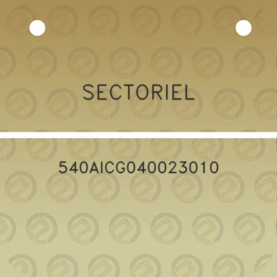 sectoriel-540aicg040023010