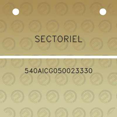 sectoriel-540aicg050023330