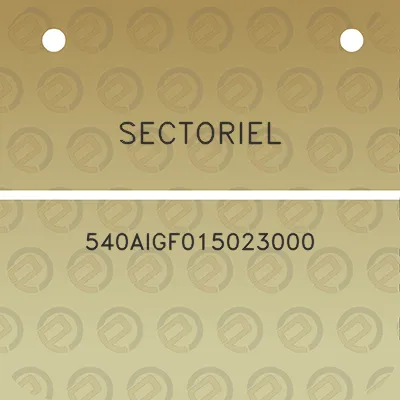 sectoriel-540aigf015023000