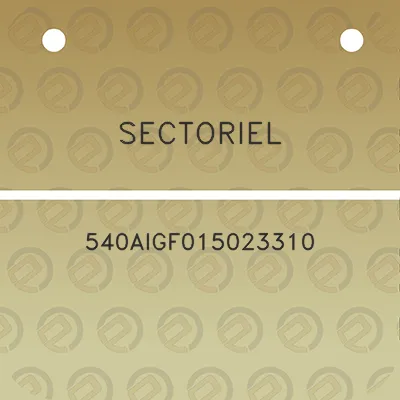 sectoriel-540aigf015023310