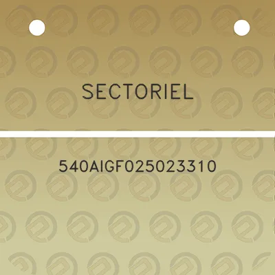 sectoriel-540aigf025023310