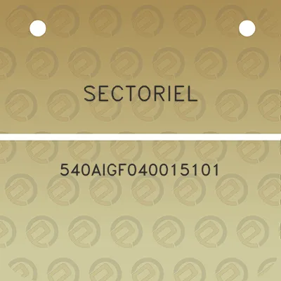 sectoriel-540aigf040015101