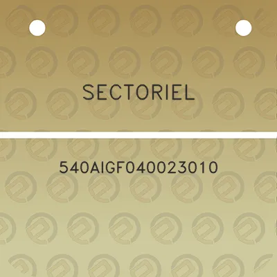 sectoriel-540aigf040023010