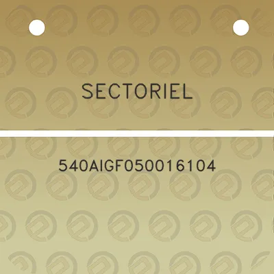 sectoriel-540aigf050016104