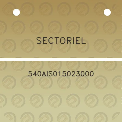 sectoriel-540ais015023000