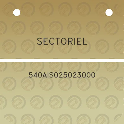 sectoriel-540ais025023000