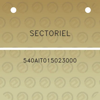 sectoriel-540ait015023000