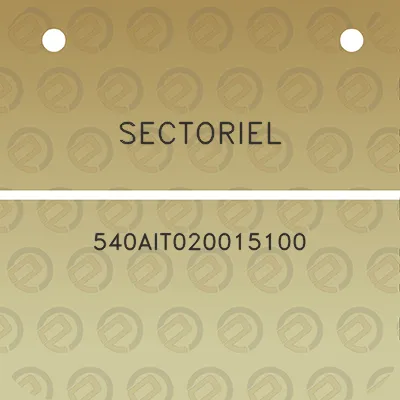 sectoriel-540ait020015100