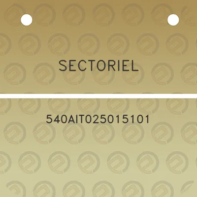 sectoriel-540ait025015101