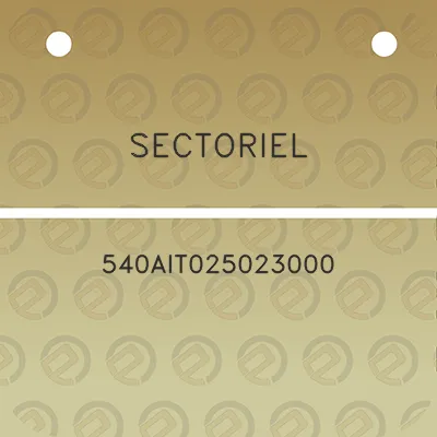 sectoriel-540ait025023000