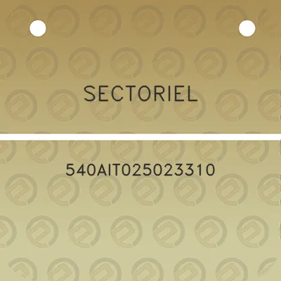 sectoriel-540ait025023310