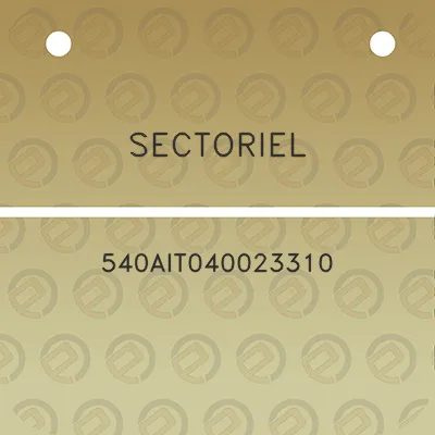 sectoriel-540ait040023310