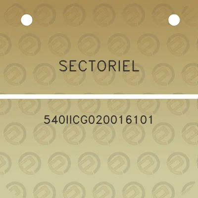 sectoriel-540iicg020016101