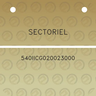 sectoriel-540iicg020023000