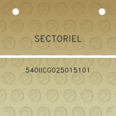 sectoriel-540iicg025015101