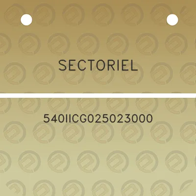 sectoriel-540iicg025023000