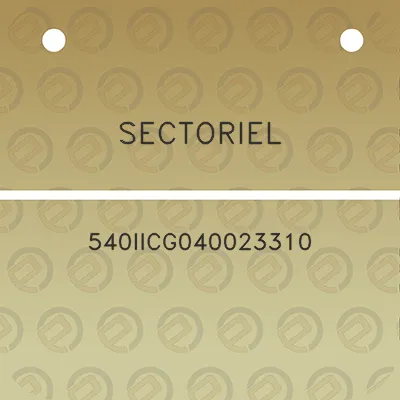 sectoriel-540iicg040023310