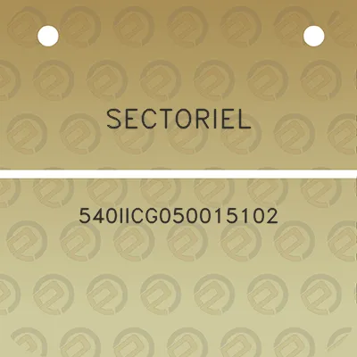 sectoriel-540iicg050015102