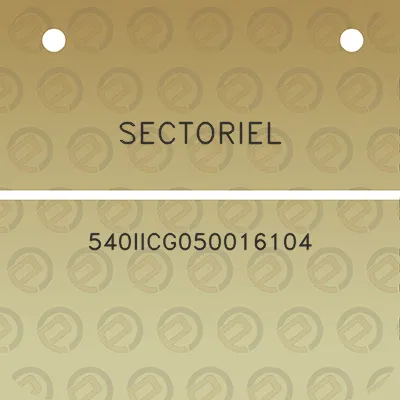 sectoriel-540iicg050016104