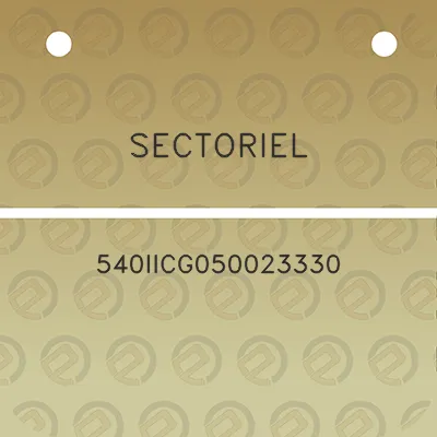 sectoriel-540iicg050023330