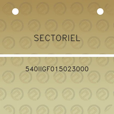 sectoriel-540iigf015023000