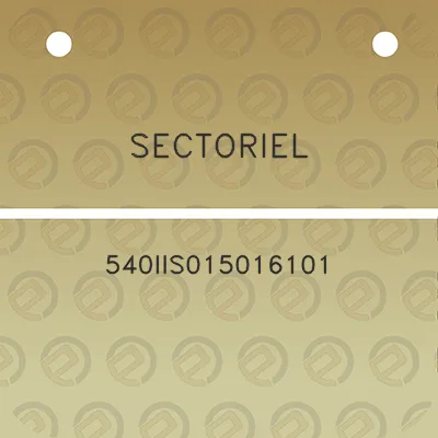 sectoriel-540iis015016101