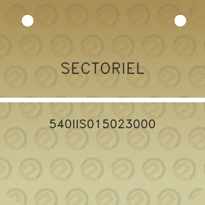 sectoriel-540iis015023000