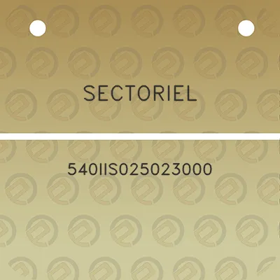 sectoriel-540iis025023000