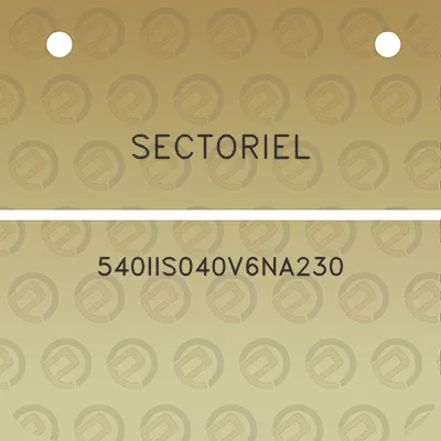 sectoriel-540iis040v6na230