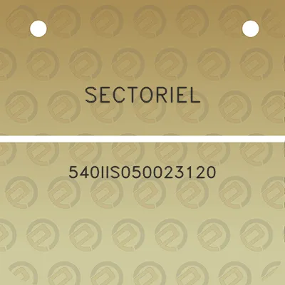 sectoriel-540iis050023120