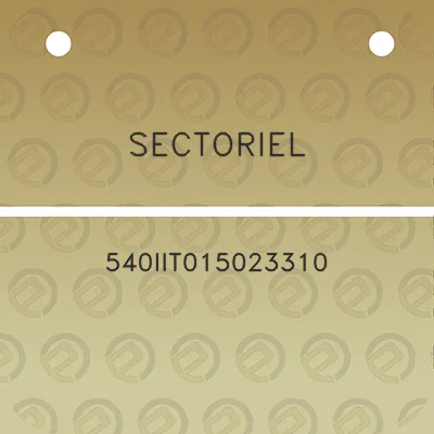 sectoriel-540iit015023310