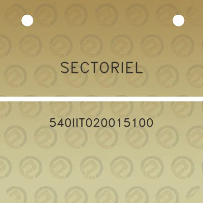 sectoriel-540iit020015100