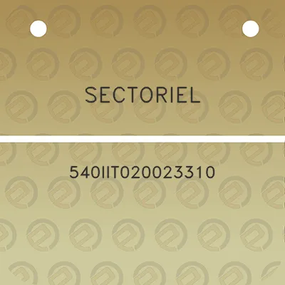 sectoriel-540iit020023310