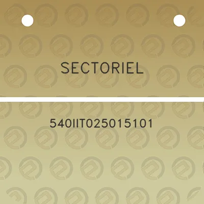 sectoriel-540iit025015101