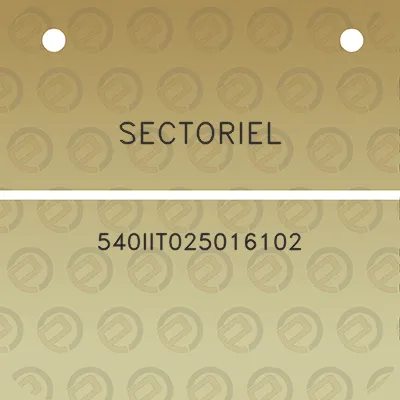 sectoriel-540iit025016102