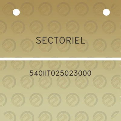 sectoriel-540iit025023000