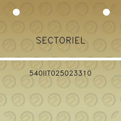 sectoriel-540iit025023310