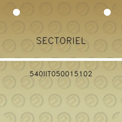 sectoriel-540iit050015102