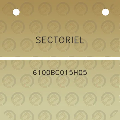 sectoriel-6100bc015h05